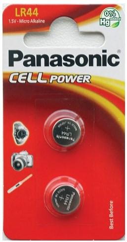 Image du produit Panasonic Micro-alcali LR44 (2 pcs, LR44, 120 mAh)