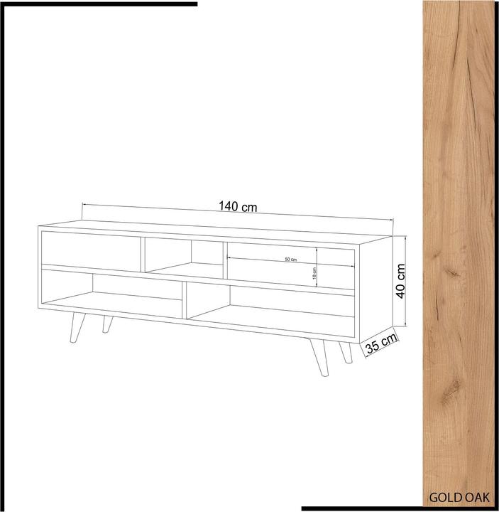 Produktbild Homitis Ella (140 x 35 x 40 cm)