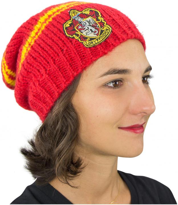 Actual product image Distrineo Harry Potter - Red and Yellow Gryffindor Slouchy Beanie (One size)