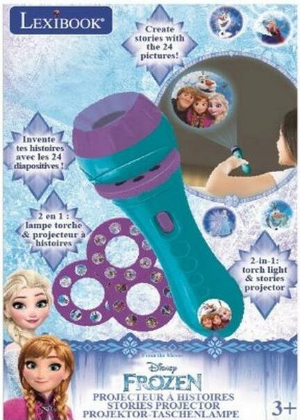 Immagine prodotto Lexibook Proiettore e torcia Disney Frozen Story (Tedesco, Inglese, Francese, Italiano)