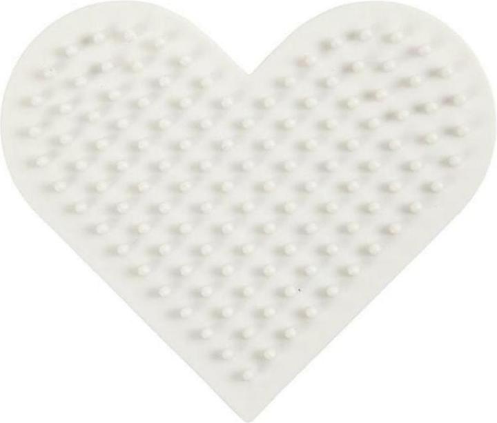 Actual product image Creativ Company Ironing beads plates heart white