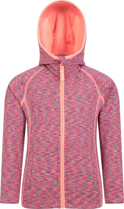 Actual product image Mountain Warehouse Childrens/Kids Kayleigh II Stripe Full Zip Hoodie (146, 152)