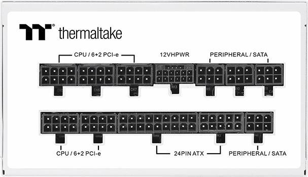 Actual product image Thermaltake Toughpower GF A3 Snow (1050 W)