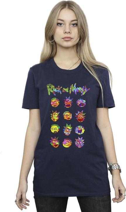 Produktbild Rick And Morty Tie Dye Faces TShirt (M)