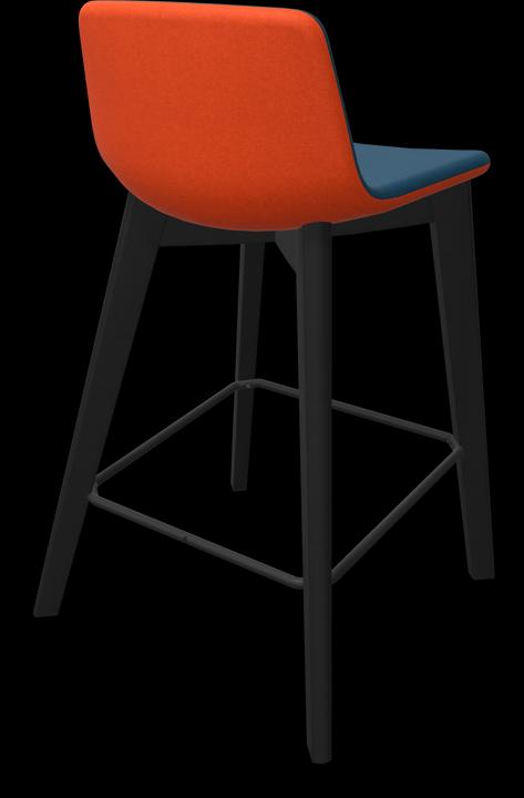 Blue, Black, Bright red, Ash stained black