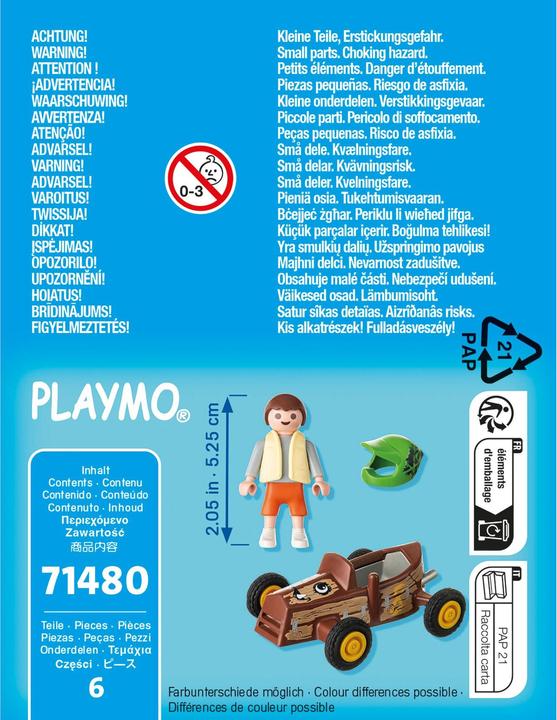 Produktbild Playmobil Kind mit Kart (71480, Playmobil Special Plus)