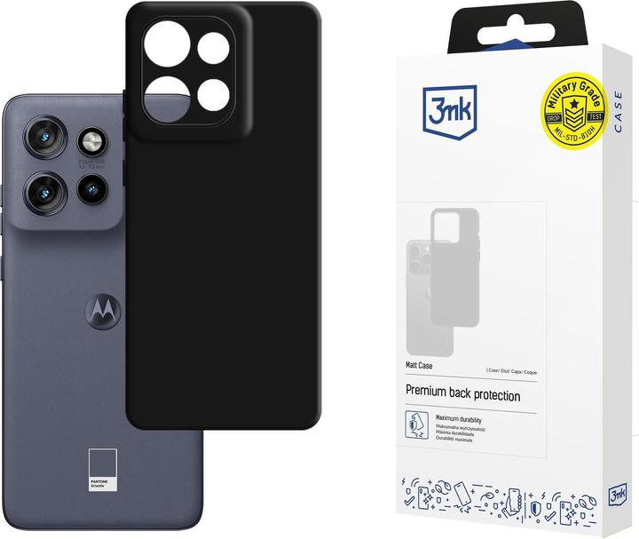 Produktbild 3MK Matt Case for Motorola Edge 50 Neo - Black (Motorola Edge 50 Neo)