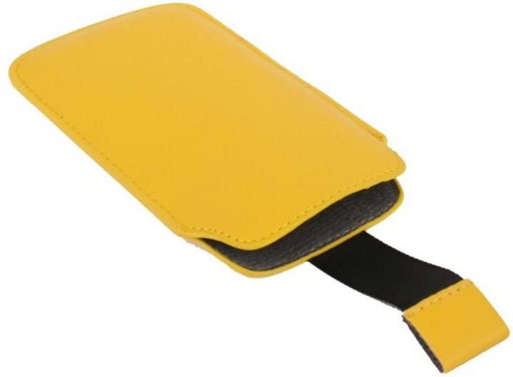 Produktbild König Design Handyhülle Tasche Slide Hülle Gelb (Apple iPhone 5c, Apple iPhone 5)