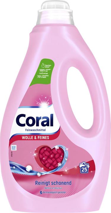 Produktbild Coral Wool und Silk (25 Waschgänge, Flüssigwaschmittel)