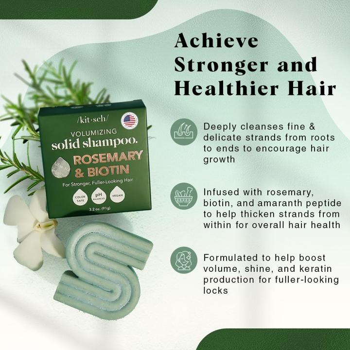 Image du produit Kitsch Romarin et biotine (Shampoing solide)