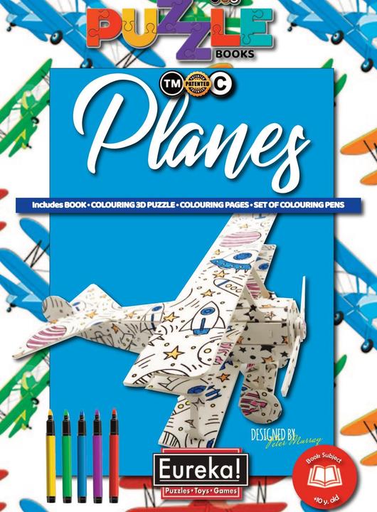 Actual product image Eureka! !!! 3D Puzzle Books Vliegtuigen (Dutch) = German 470052 French 470102