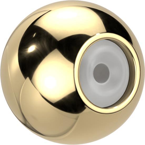 Immagine prodotto Star Piercing Orecchini con chiusura a sfera placcati oro (Titanio G23, senza ottone)