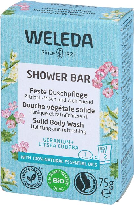 Produktbild Weleda Shower Bar Geranium + Litsea Cubera
