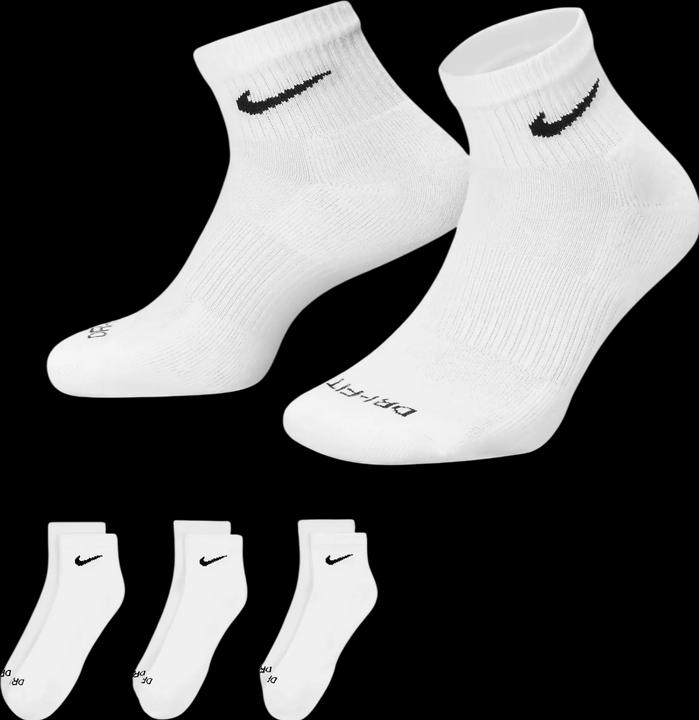 Image du produit Nike Everyday Plus Cotton Cushioned Ankle 3P (38 - 42)