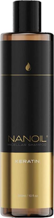 Nanoil Shampoo Micell con cheratina (300 ml, Shampoo liquido)