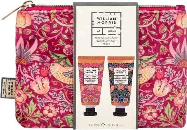 Morris & Co William Morris toiletry bag with hand cream 2x30 ml (60 ml)