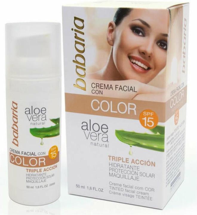 Actual product image Babaria ALOE VERA BB cream SPF15 50 ml (Beige)