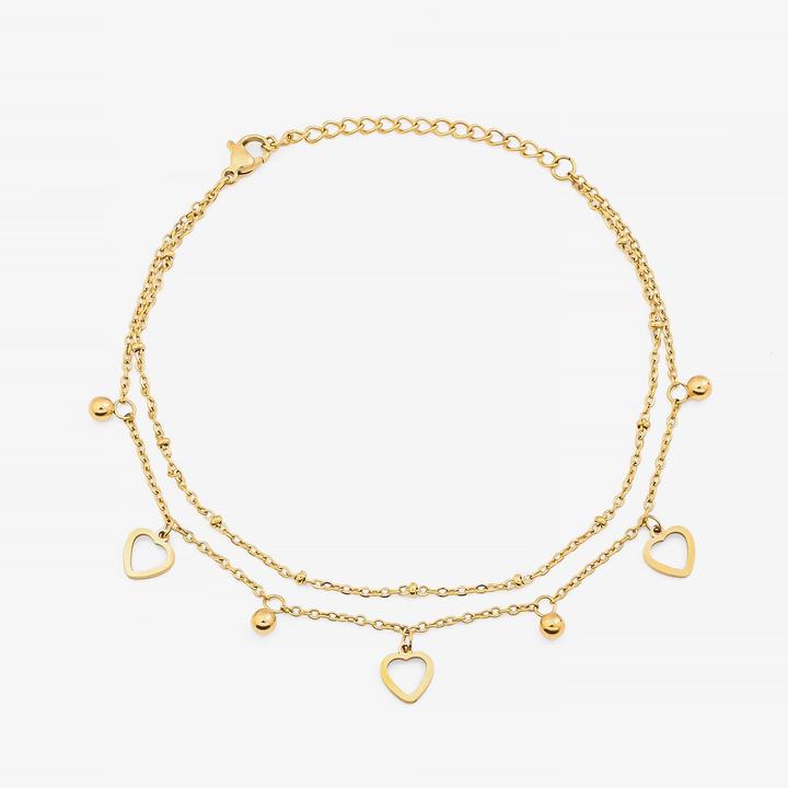 Immagine prodotto Sensora Jewelry Braccialetto con charm a forma di cuore (Acciaio inossidabile)