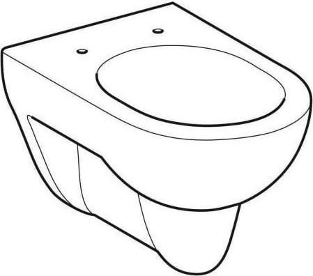 Produktbild Geberit Wand-Tiefspül-WC RENOVA mit Spülrand manhattan