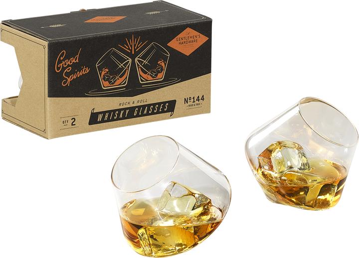 Gentlemen's Hardware Rocking Whisky Glasses (23 dl, 2 x, Whiskygläser)