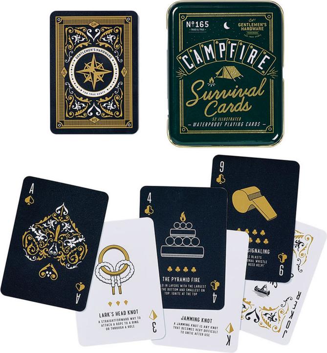 Actual product image Gentlemen's Hardware Campfire Survival Cards English (English)