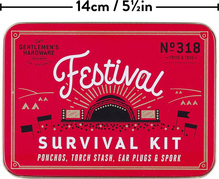 Immagine prodotto Gentlemen's Hardware Kit di sopravvivenza per i festival