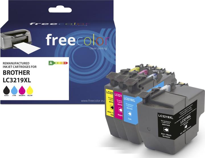 Produktbild Freecolor Brother LC3219XL Multipack BK/C/M/Y remanufactured (M, C, Y, BK)