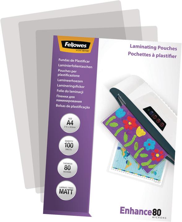 Fellowes Enhance 80 (A4, 100 Stück, 80 µm)