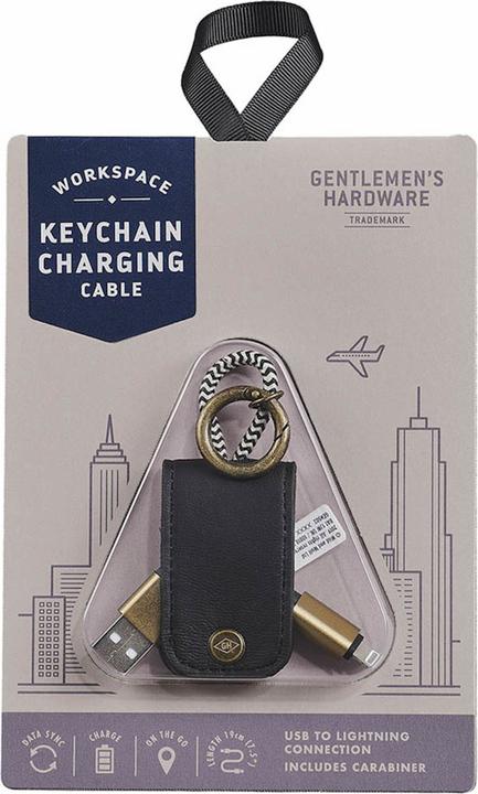 Gentlemen's Hardware Keychain Charging Cable