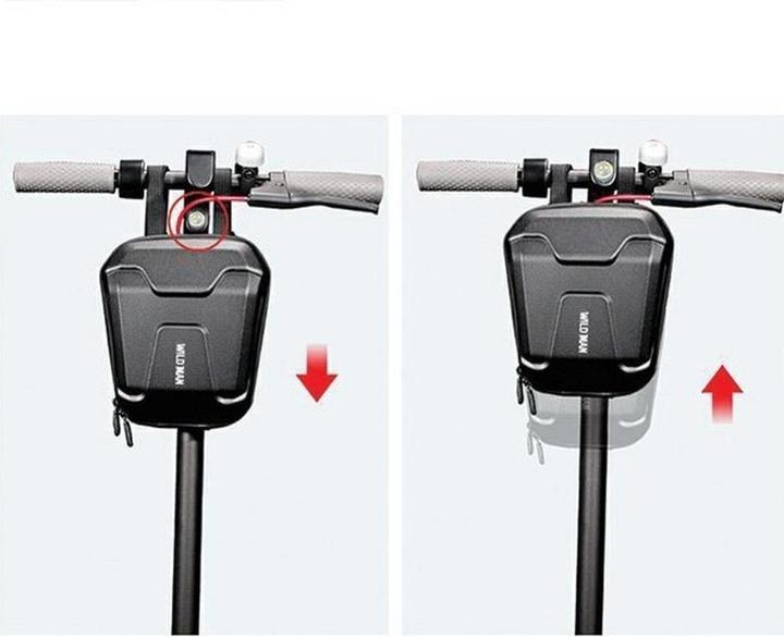 Actual product image Wildman Bicycle accessory traveling bag for scooter waterproof 2,5L TS9 black