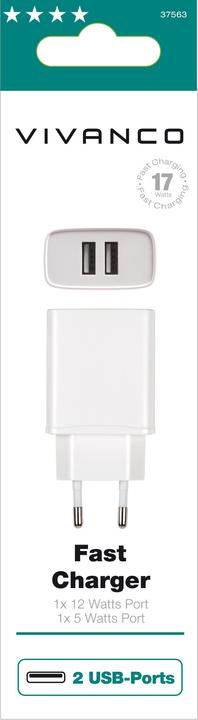 Actual product image Vivanco 37563 White Indoor