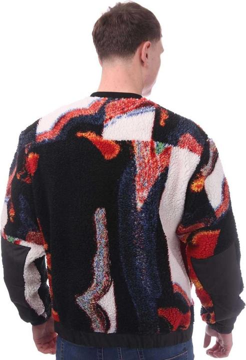 Actual product image Ambush Mens Teddy Jacquard Crew Neck Sweatshirt (XS)