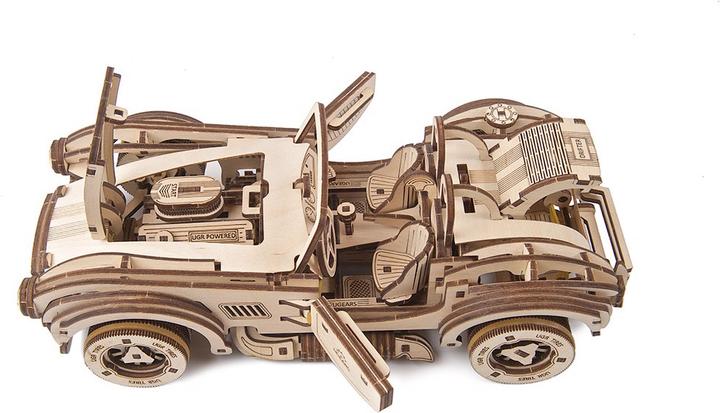 Actual product image Ugears Cobra Drift race car