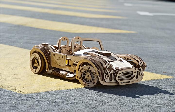 Actual product image Ugears Cobra Drift race car
