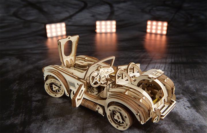 Actual product image Ugears Cobra Drift race car