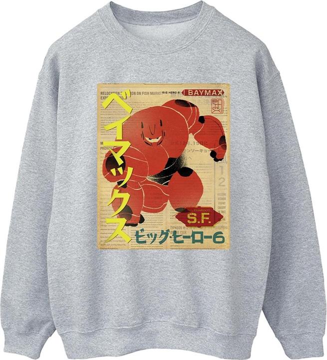 Produktbild Disney Big Hero 6 Baymax Baymax Newspaper Sweatshirt (M)