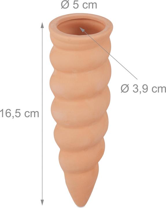 Actual product image Relaxdays Clay cone (Clay cone)
