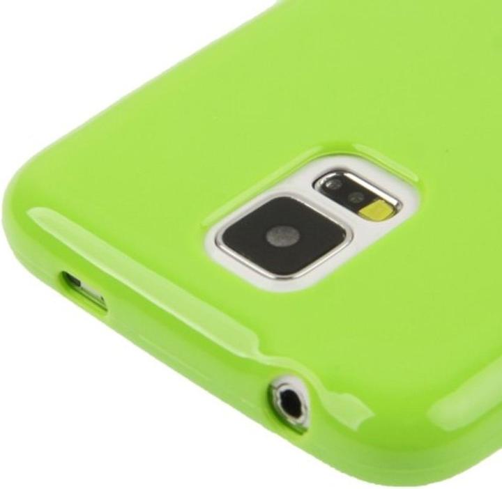 Produktbild König Design Schutzhülle TPU Case für Handy Samsung Galaxy S5 / S5 Neo Grün (Samsung Galaxy S5, Samsung Galaxy S5 Neo)