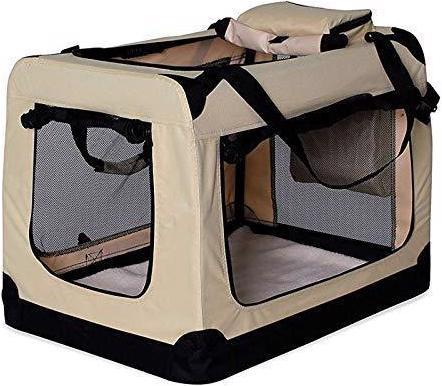 Produktbild Dibea Hundetransportbox (Hund, Waschbar, Atmungsaktiv, Abschliessbar, Faltbar)