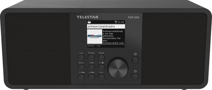 Immagine prodotto Telestar TOP 250 DAB+ Internetradio schwarz (Web radio, VHF, DAB, Bluetooth, WiFi)