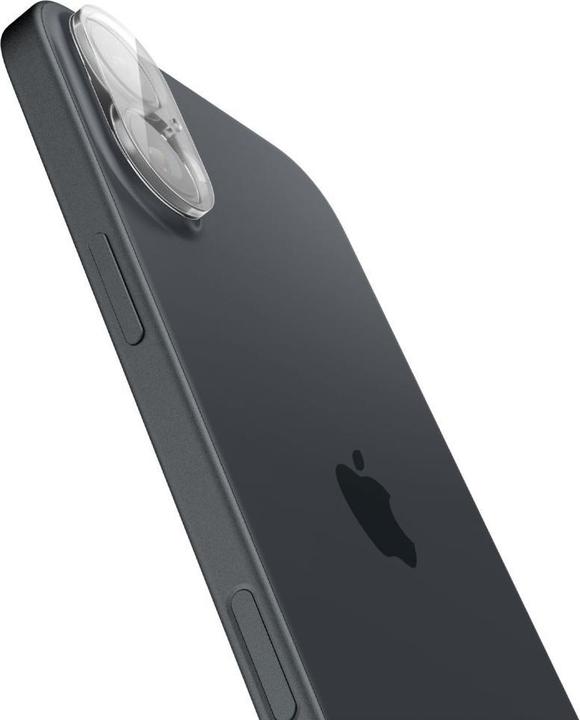 Immagine prodotto Spigen Vetro temperato Optik Glas.tR per fotocamera iPhone 16 / 16 Plus - trasparente (2 pezzi) (2 Pezzo/i, Apple iPhone 16, Apple iPhone 16 Plus)