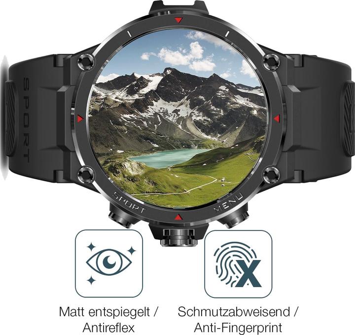 Produktbild Dipos Schutzfolie Matt für Kuzo F1-S 1.3 Zoll