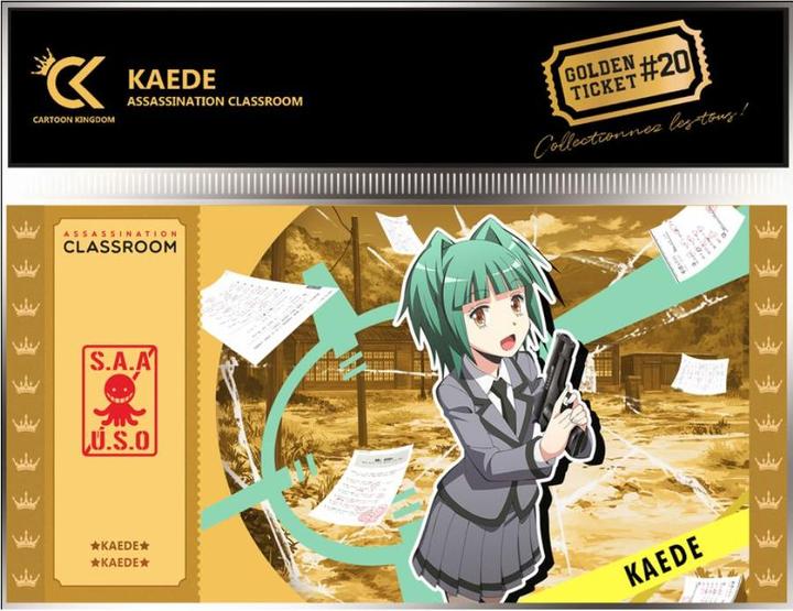Immagine prodotto Cartoon Kingdom Assassination Classroom - Kaede Kayano Biglietti d'Oro Edizione Nera (Pacchetto Booster)