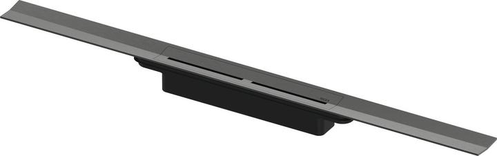 TECE drainprofile Duschprofil schwarz chrom gebürstet, L: 120 B: 5,5 cm (1200 mm)