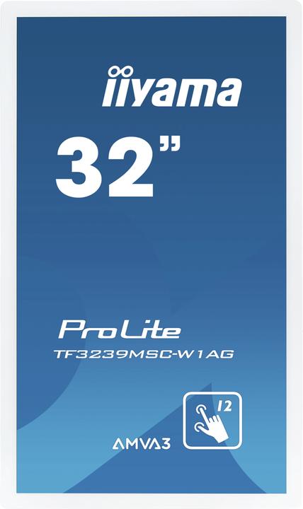 Actual product image iiyama TF3239MSC-W1AG -Touch HDMI+DP (1920 x 1080 pixels, 31.50")
