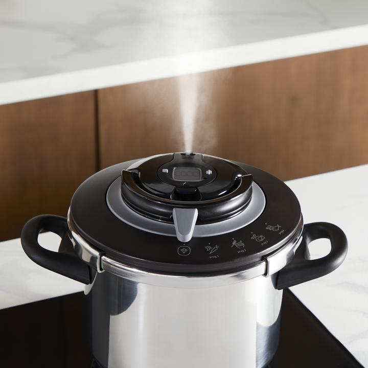 Image du produit Tefal Clipso+ Chef 6L Schnellkochtopf (22 cm, Cuiseur à vapeur, Acier inoxydable)