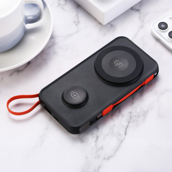 Actual product image Technaxx 2er-Set 3in1 Wireless Powerbank 10000mAh, MagSafe-komp. (10000 mAh, 22.50 W)