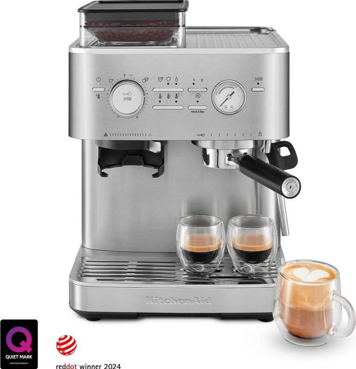Produktbild KitchenAid 5KES6551ESX Siebträgermaschine mit Mahlwerk