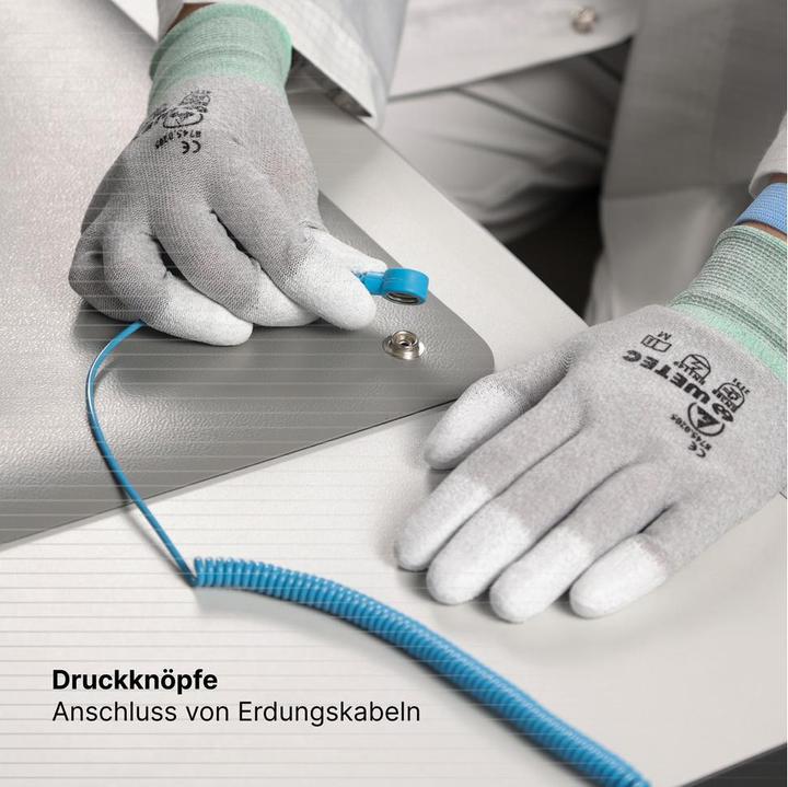 Produktbild Wetec Tischbelag, ESD, 610 x 10.000 mm, platingrau, Rolle (Statikschutz)