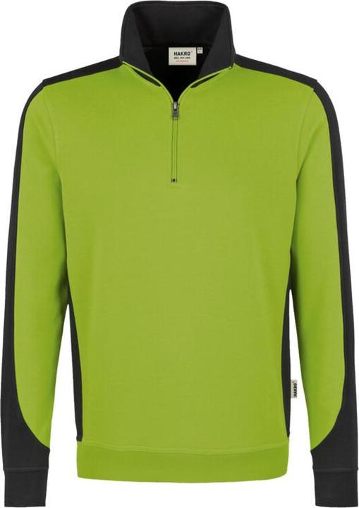 Hakro Zip-Sweatshirt Contrast MIKRALINAR®